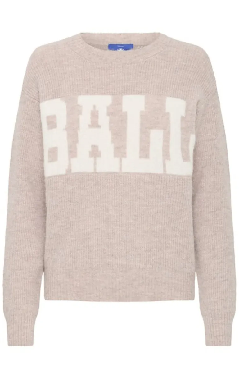 BALL Original Striktrøje - Stacy - Gray Morn Melange