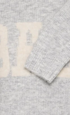 BALL Original Striktrøje - Stacy - Medium Grey Melange