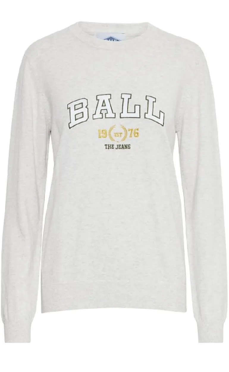 BALL Original Striktrøje - D. Carter - White Melange