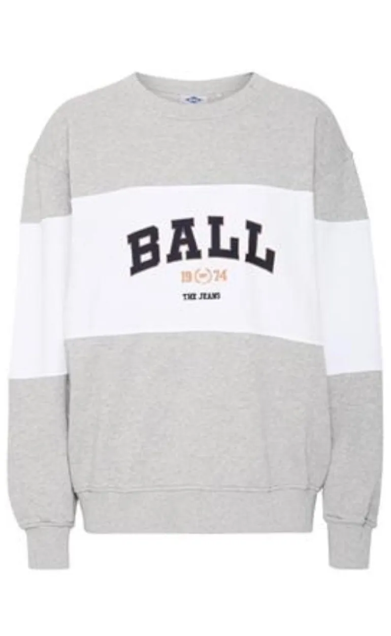 BALL Original Sweatshirt - Montana - Medium Grey Melange