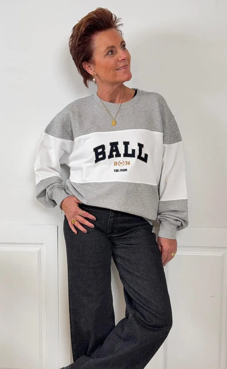 BALL Original Sweatshirt - Montana - Medium Grey Melange