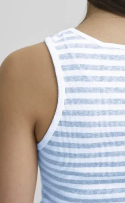 BALL Original Top - Altobelli - Blanc de Blanc w. Powder Blue