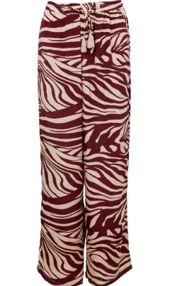 Black Colour Bukser - Luna - Berry Zebra