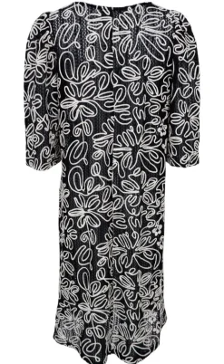 Black Colour Kjole - Ally - Black