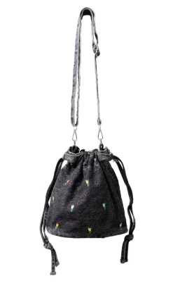 Black Colour Taske - Tulip - Black