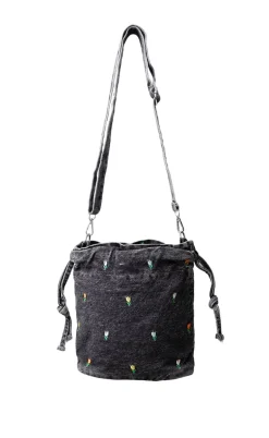 Black Colour Taske - Tulip - Black