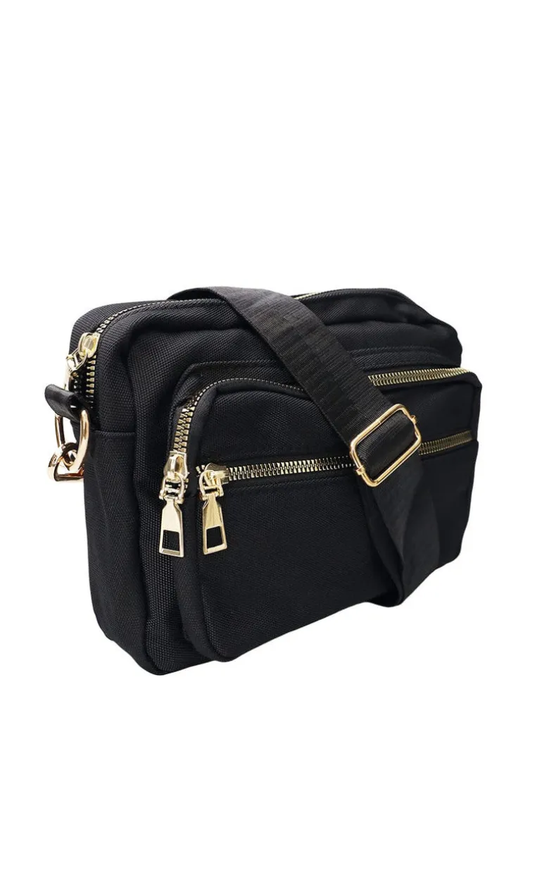 Black Colour Taske - Vanda - Black