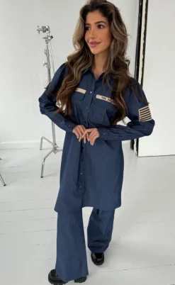 Continue Kjole - Mili Denim - Denim Blue