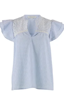 Continue Top - Christel - Blue Stripe