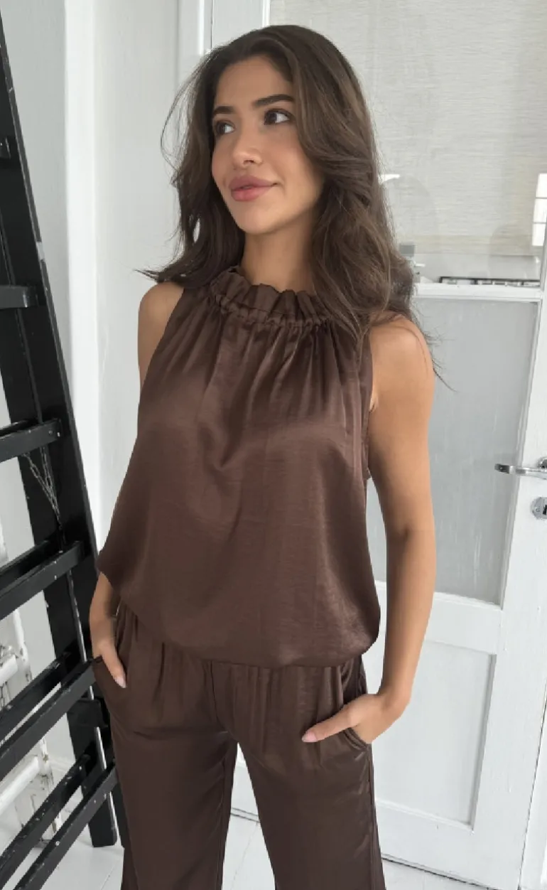 Continue Top - Liva - Brown