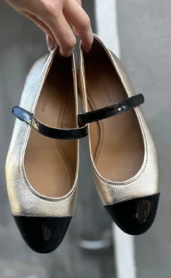 Copenhagen Shoes Ballerinaer - Love For A Reason - Gold