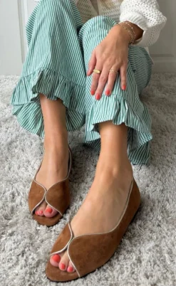 Copenhagen Shoes Ballerina - Like A Melody - Cognac