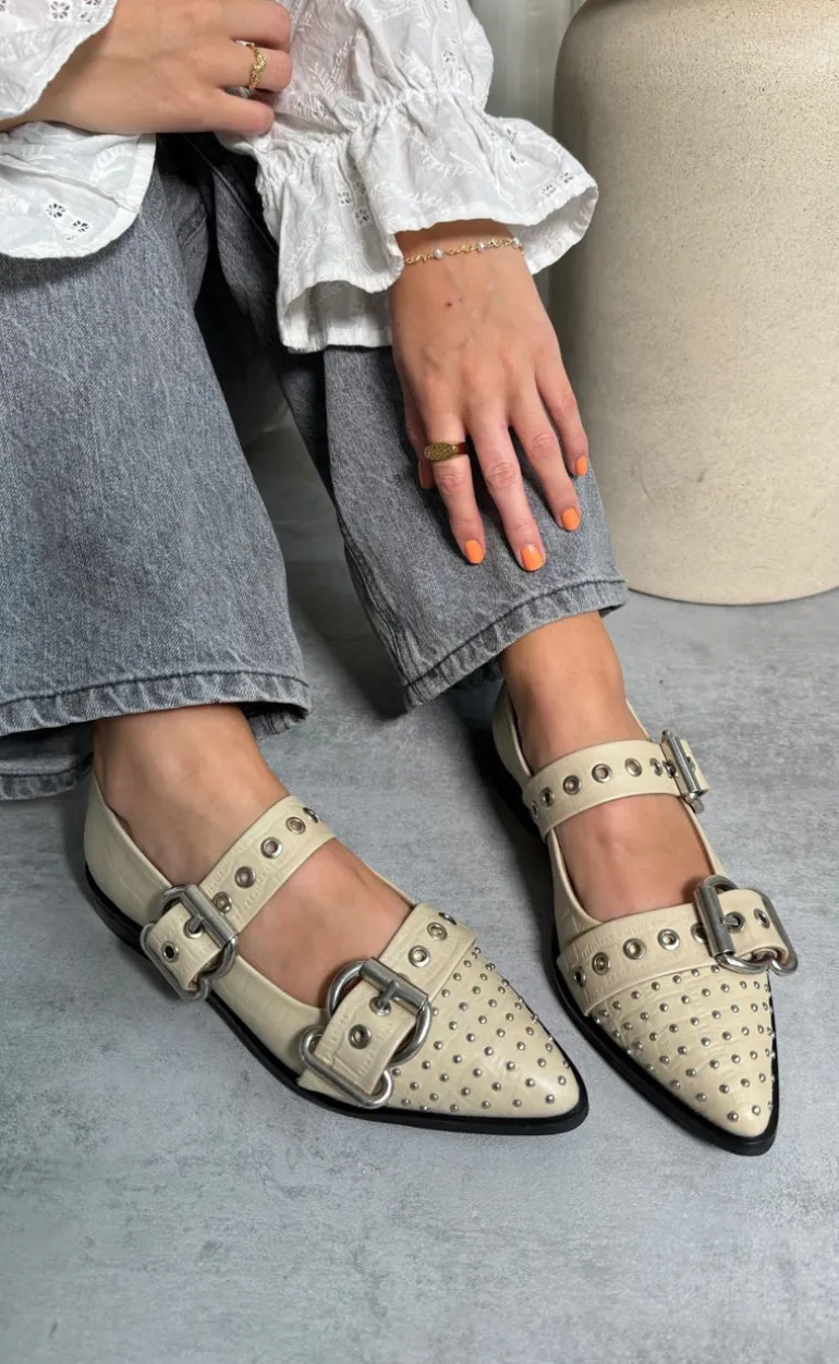 Copenhagen Shoes Ballerinaer - Future Vibes - Beige