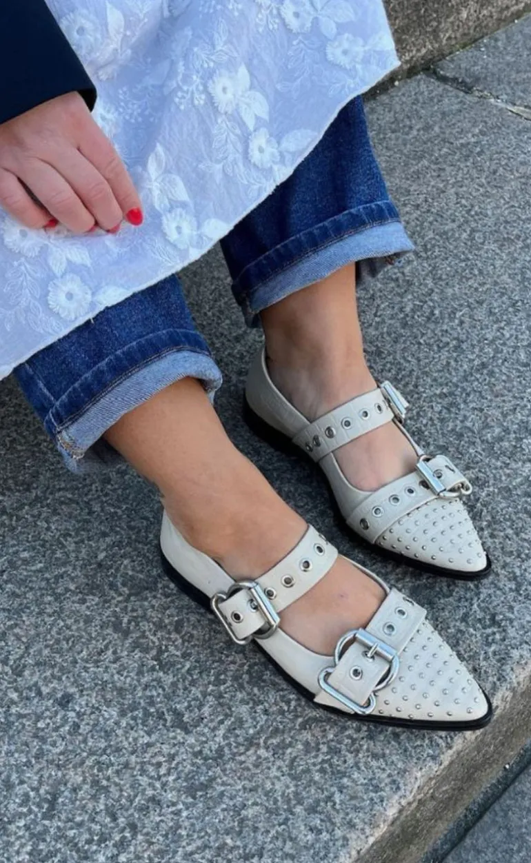 Copenhagen Shoes Ballerinaer - Future Vibes - Beige