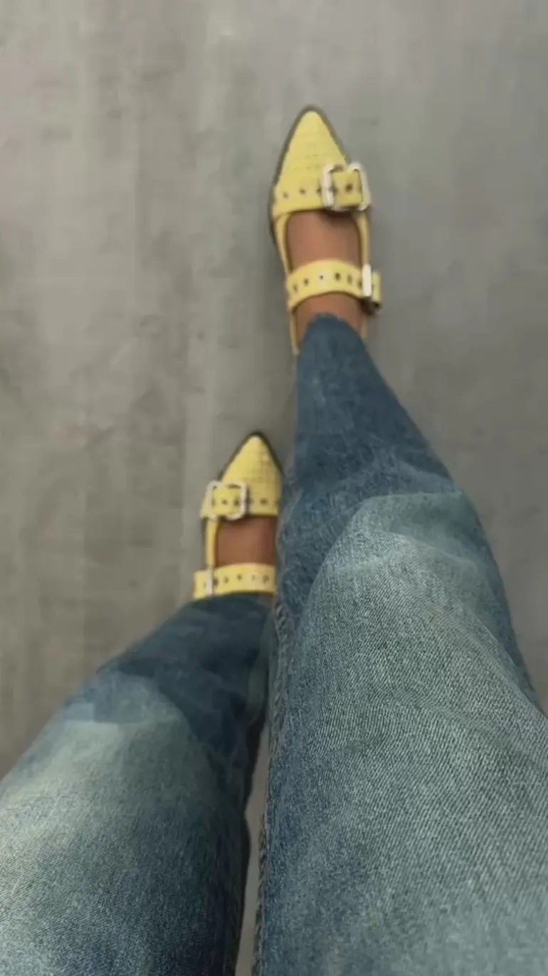 Copenhagen Shoes Loafers - Future Vibes Pantent - Yellow
