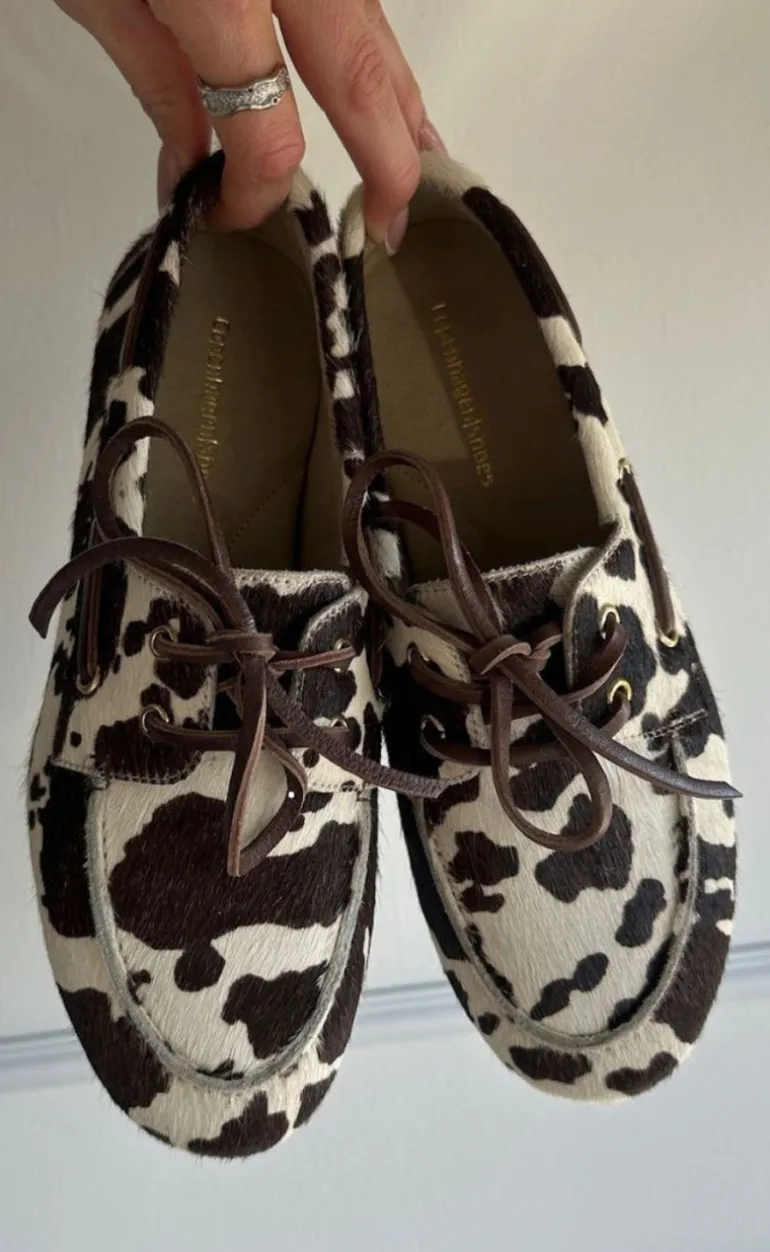 Copenhagen Shoes Loafers - Savannah - White/Brown