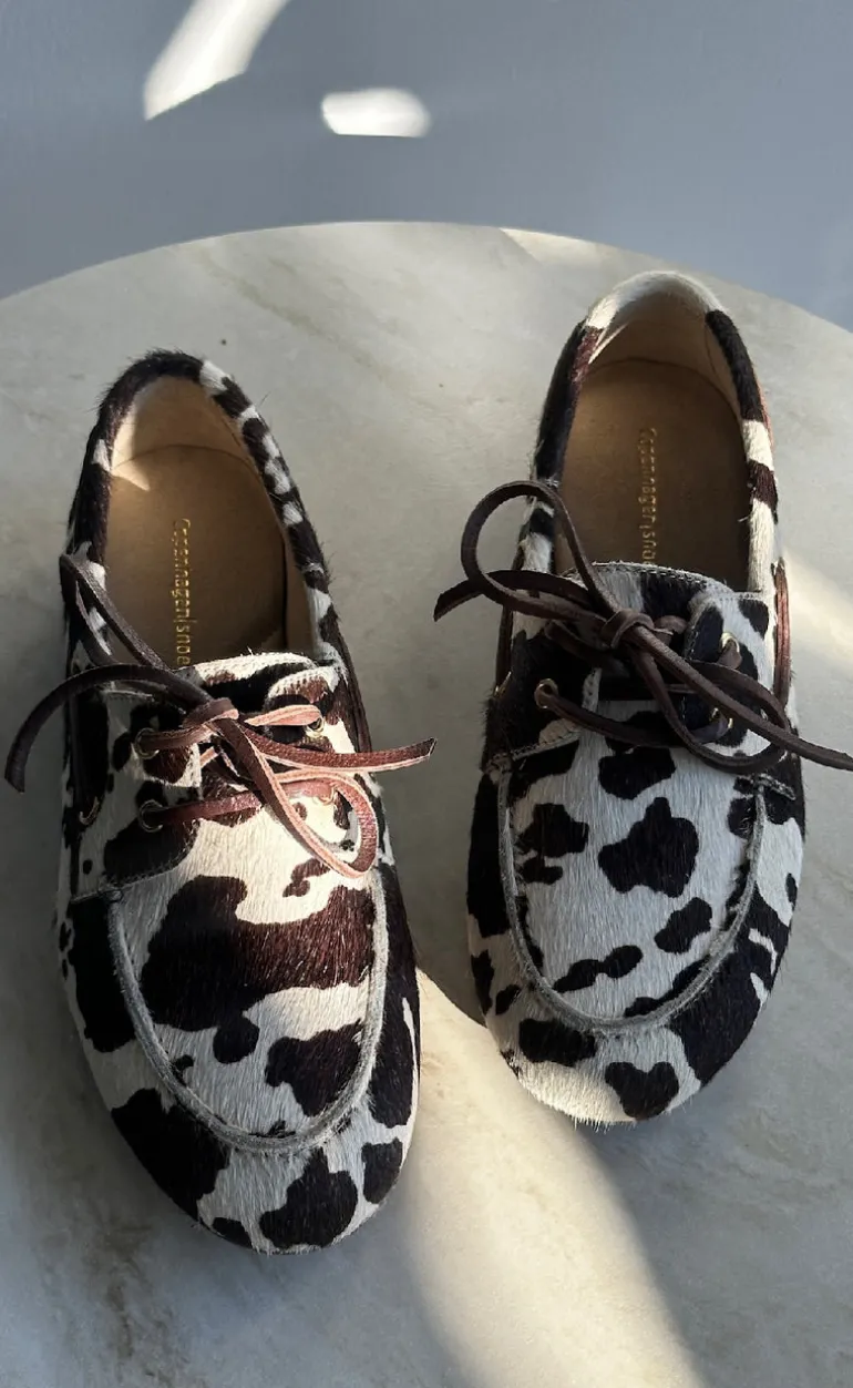 Copenhagen Shoes Loafers - Savannah - White/Brown
