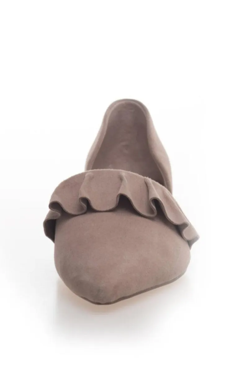 Copenhagen Shoes Loafers / Ballerina - New Romance Suede - Beige