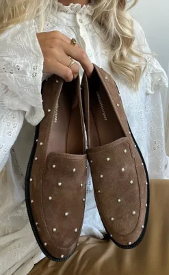 Copenhagen Shoes Loafers - Pearl Lovers Suede - Cappuccino