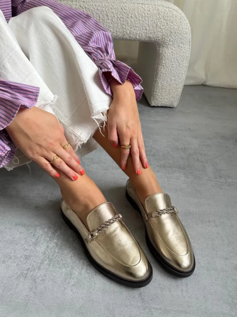 Copenhagen Shoes Loafers - Love And Walk - Platino