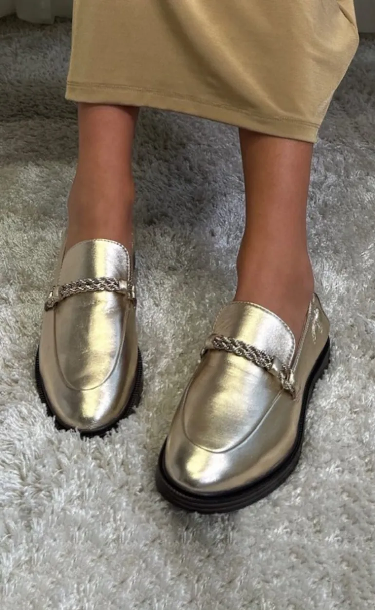 Copenhagen Shoes Loafers - Love And Walk - Platino