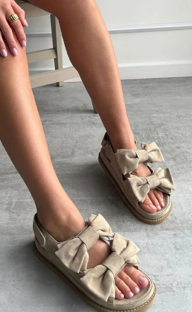 Copenhagen Shoes Sandaler - Come To Me Suede - Biscuit