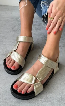 Copenhagen Shoes Sandaler - Carrie Leather - Gold