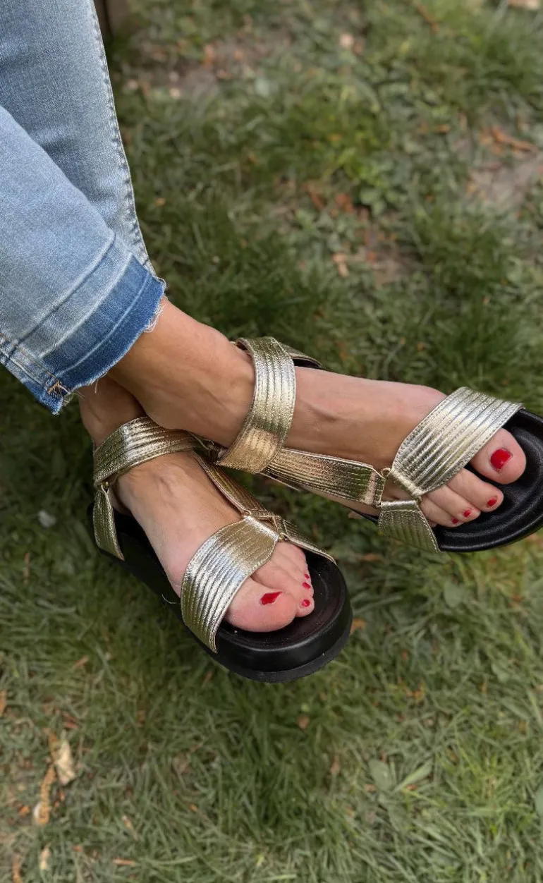 Copenhagen Shoes Sandaler - Carrie Leather - Gold