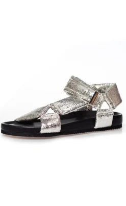 Copenhagen Shoes Sandaler - Carrie Moon - Silver Snake