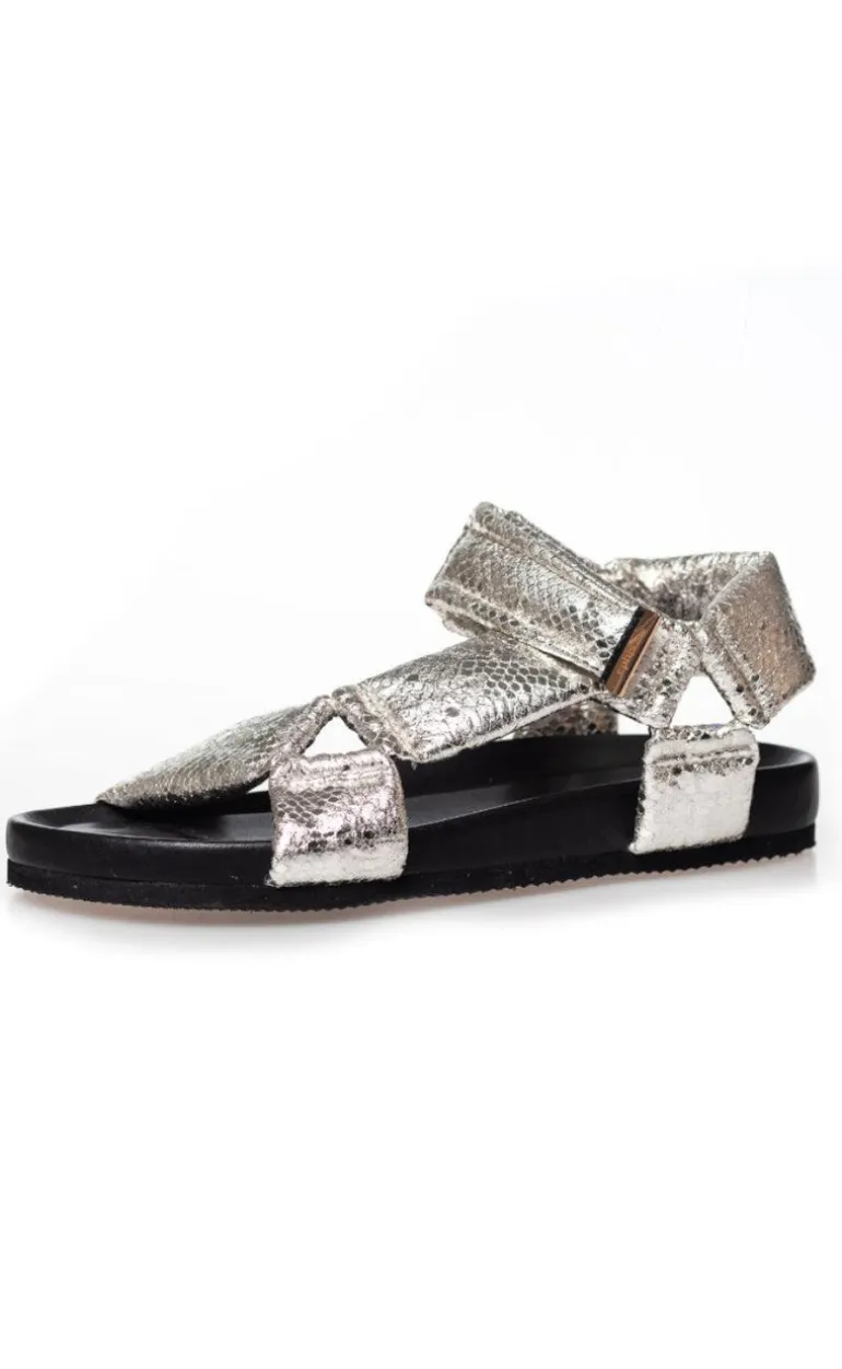 Copenhagen Shoes Sandaler - Carrie Moon - Silver Snake