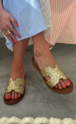 Copenhagen Shoes Sandaler - Ivy - Gold Glitter