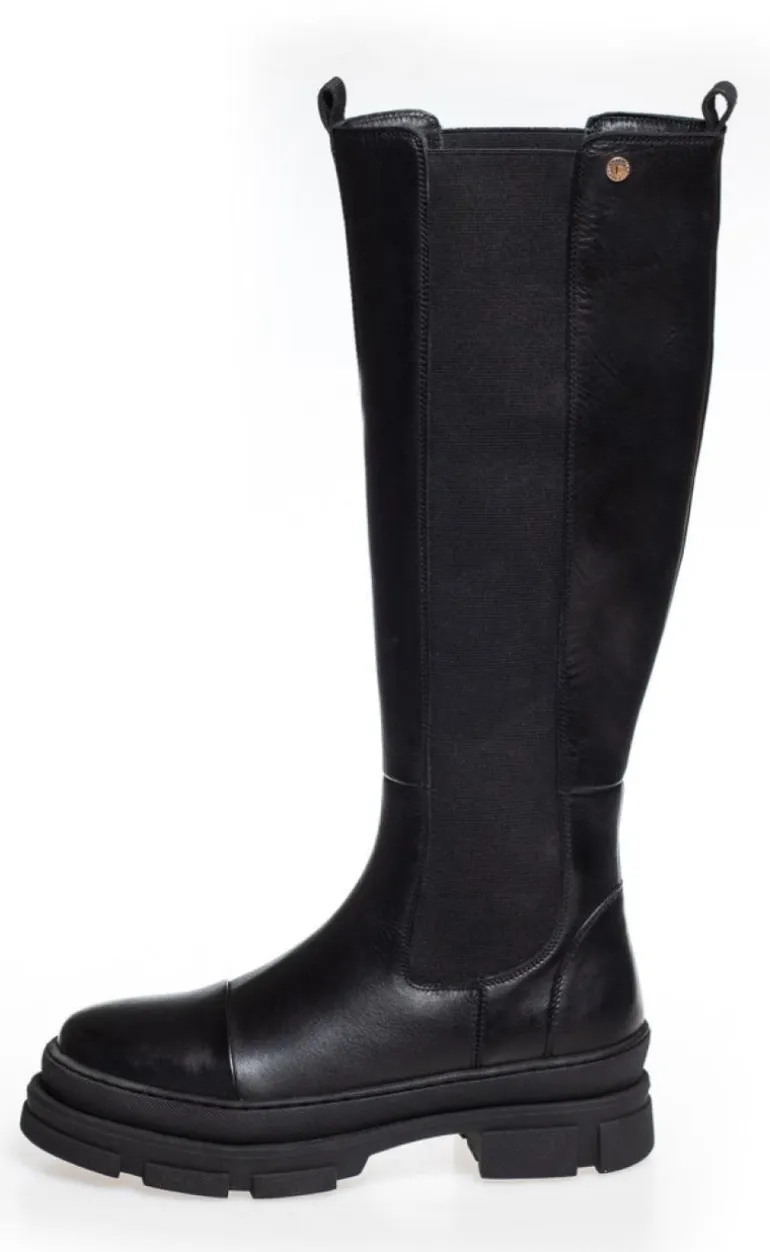 Copenhagen Shoes Støvle - Follow Me - Black (With Black Stiches)