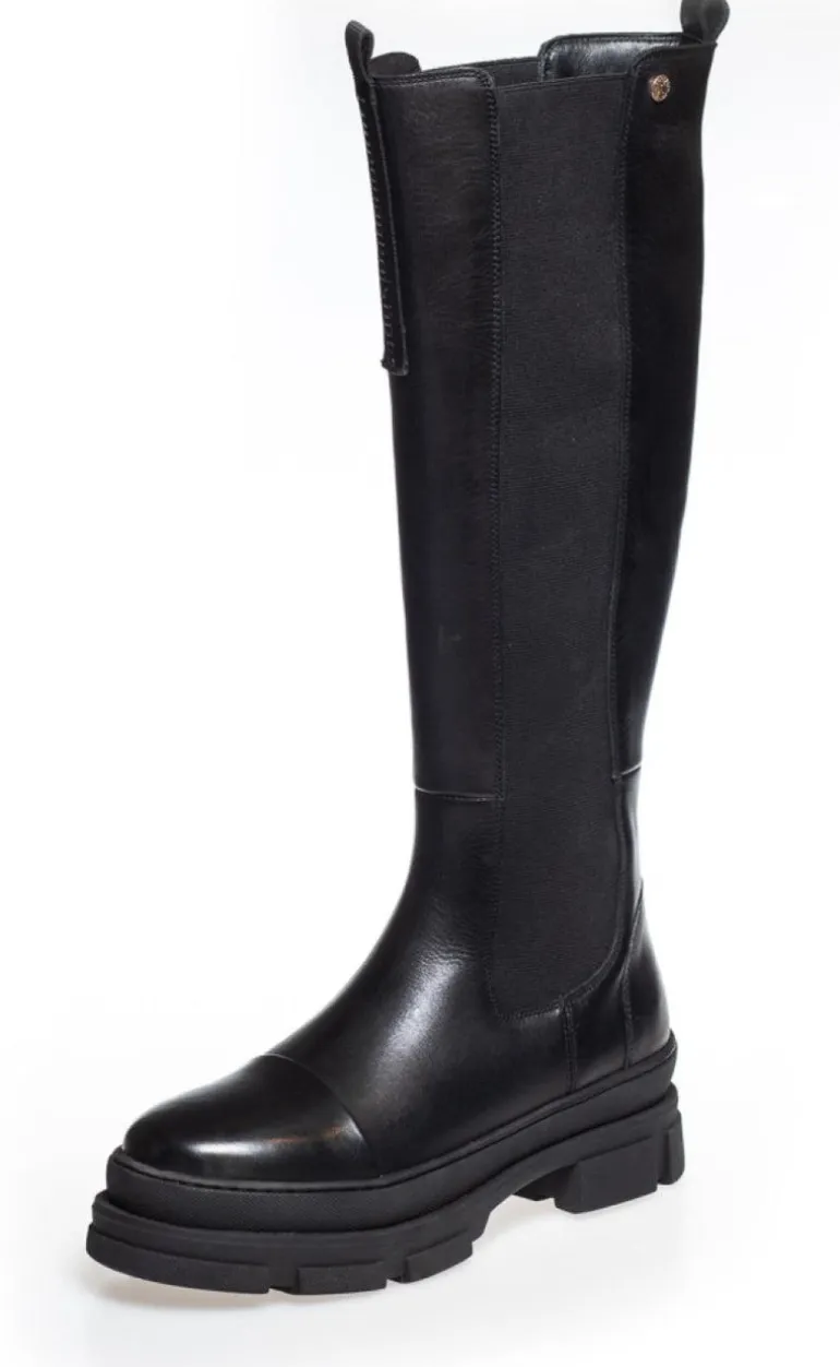 Copenhagen Shoes Støvle - Follow Me - Black (With Black Stiches)