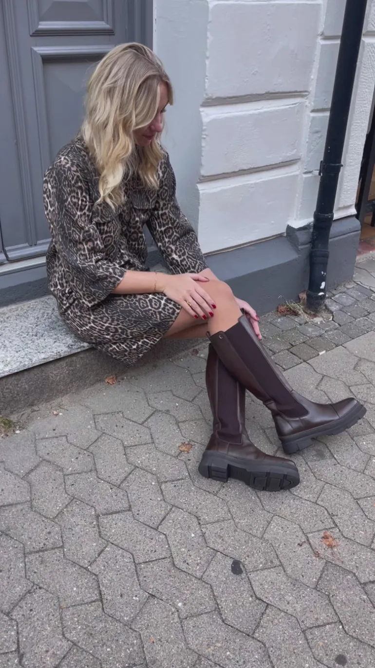 Copenhagen Shoes Støvle - Follow Me And More - Dk Brown