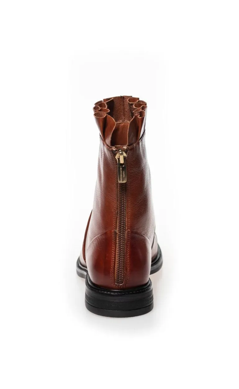Copenhagen Shoes Støvle - Margaret - Cognac