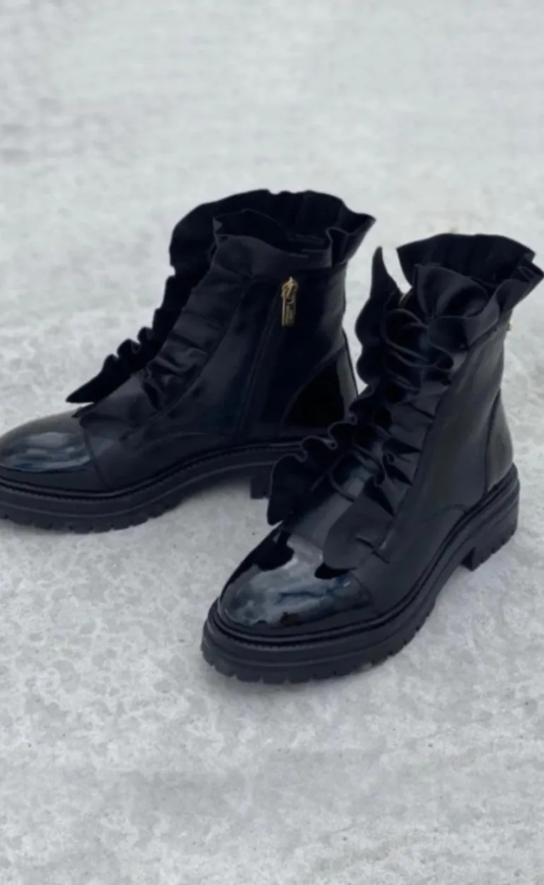 Copenhagen Shoes Støvle - Pretty - Black Patent