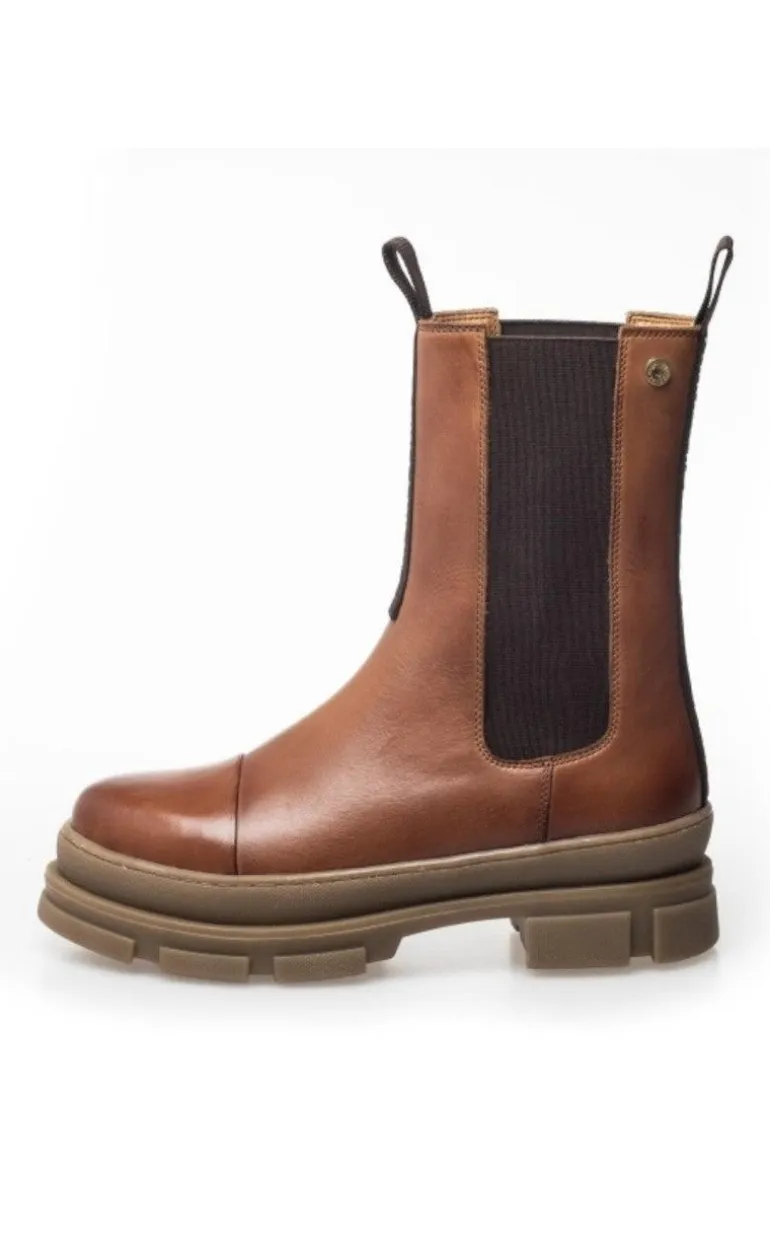 Copenhagen Shoes Støvle - You And Me Mid - Cognac