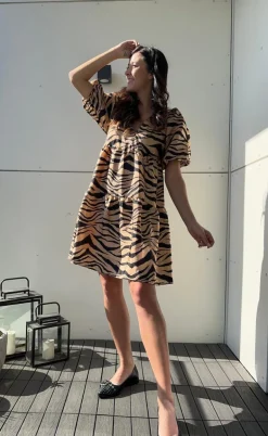 Cras Kjole - Leia - Zebra Almond