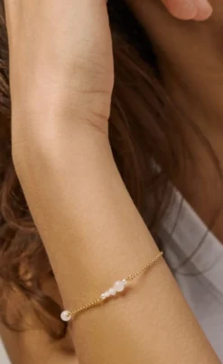 ENAMEL Copenhagen Armbånd - Sofia - White and Pearls