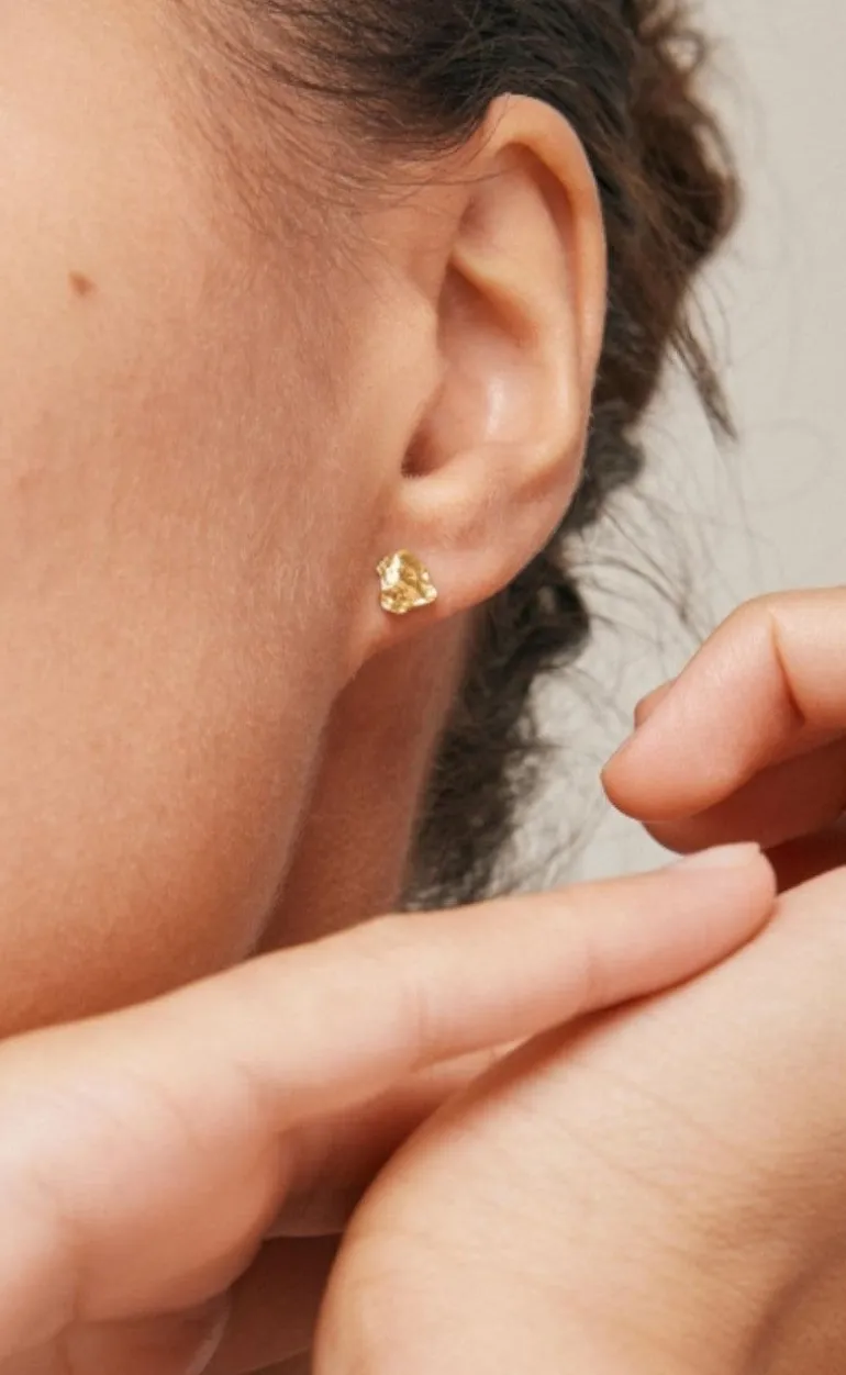 ENAMEL Copenhagen Ørering - Studs Rio - Gold Colour