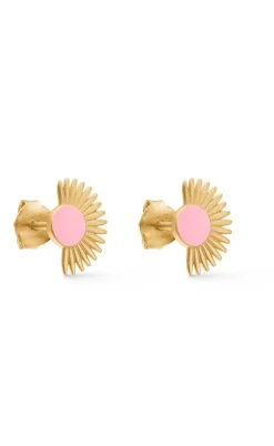 ENAMEL Copenhagen Øreringe / Stud - Soleil - Rose