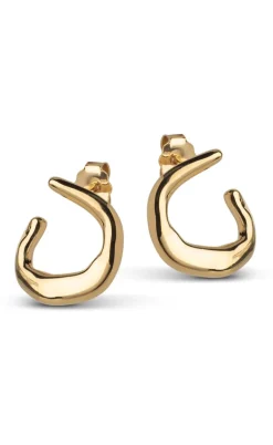 ENAMEL Copenhagen Øreringe - Inga - Gold Colour
