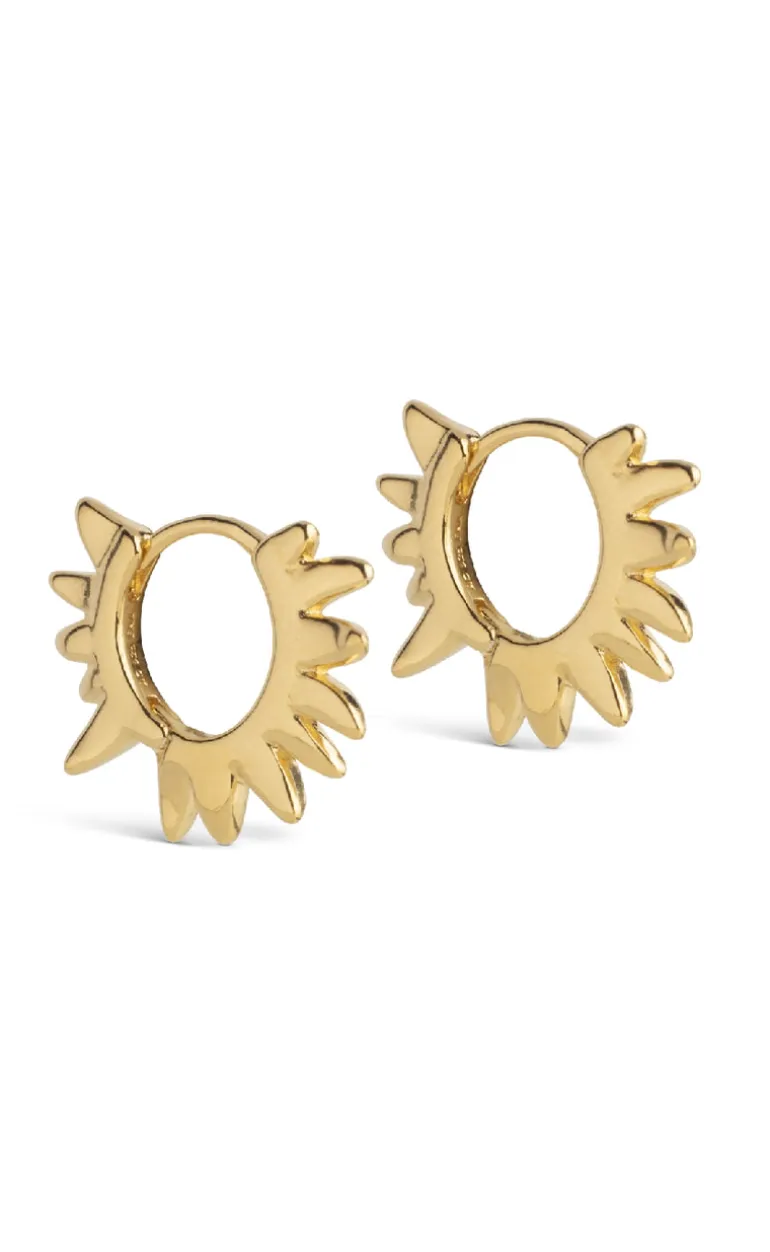 ENAMEL Copenhagen Øreringe - Sunshine Leaves - Gold Colour