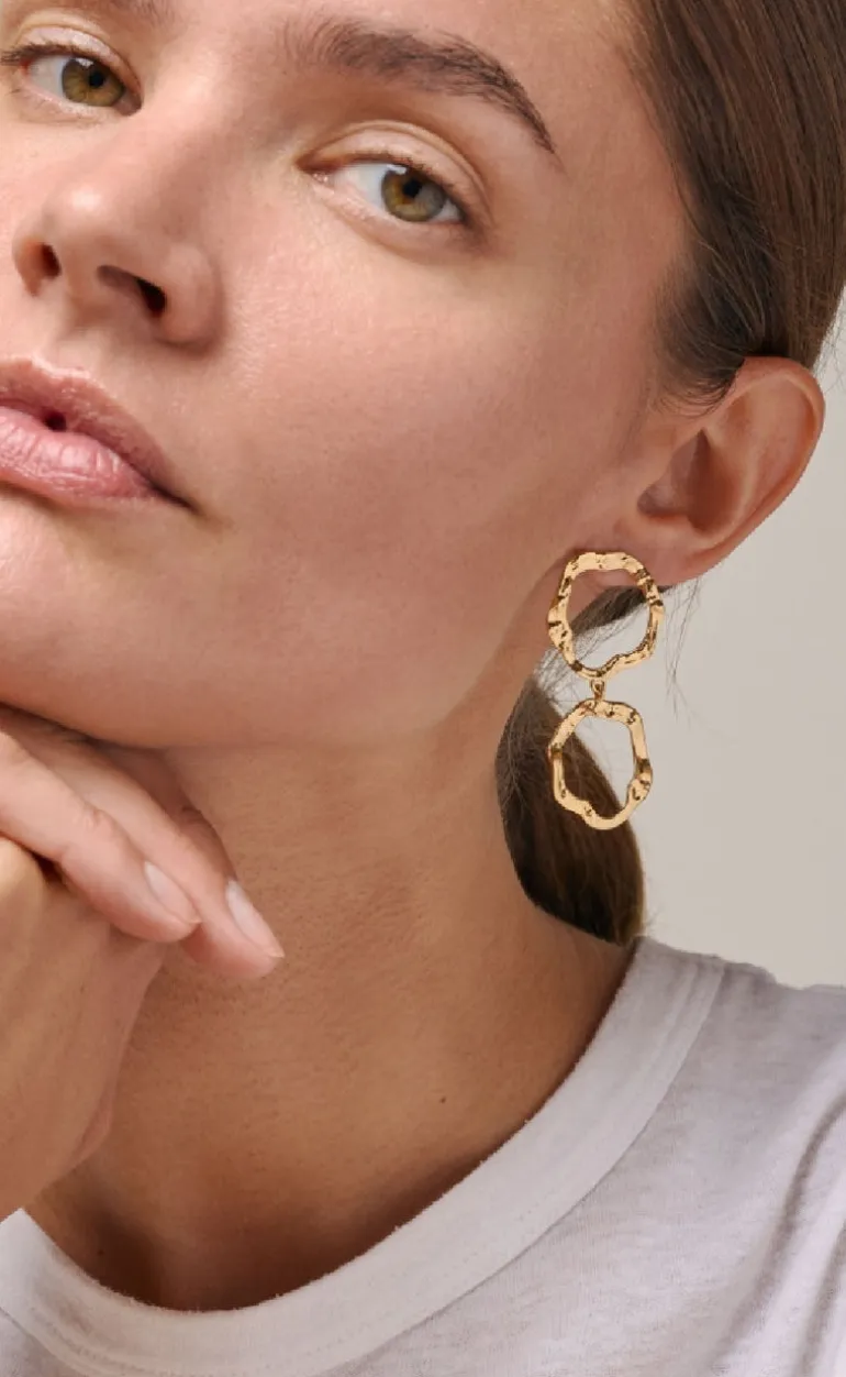 ENAMEL Copenhagen Øreringe - Miriam - Gold Colour