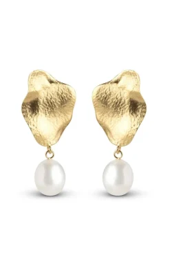ENAMEL Copenhagen Øreringe - Caia Large - Pearls