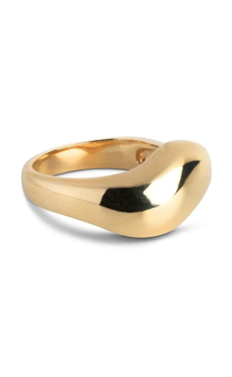 ENAMEL Copenhagen Ring - Agnete Large - Gold Colour