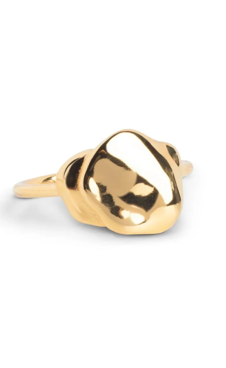 Enamel Copenhagen Ring - Sahara - Forgyldt