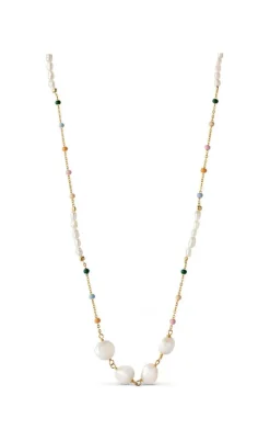 Enamel Halskæde - Lola Perla - Dreamy/Pearl