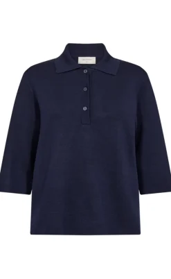Freequent Bluse - Ani - Navy Blazer