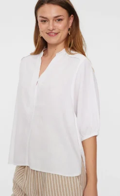 Freequent Bluse - Lava 204290 - Brilliant White